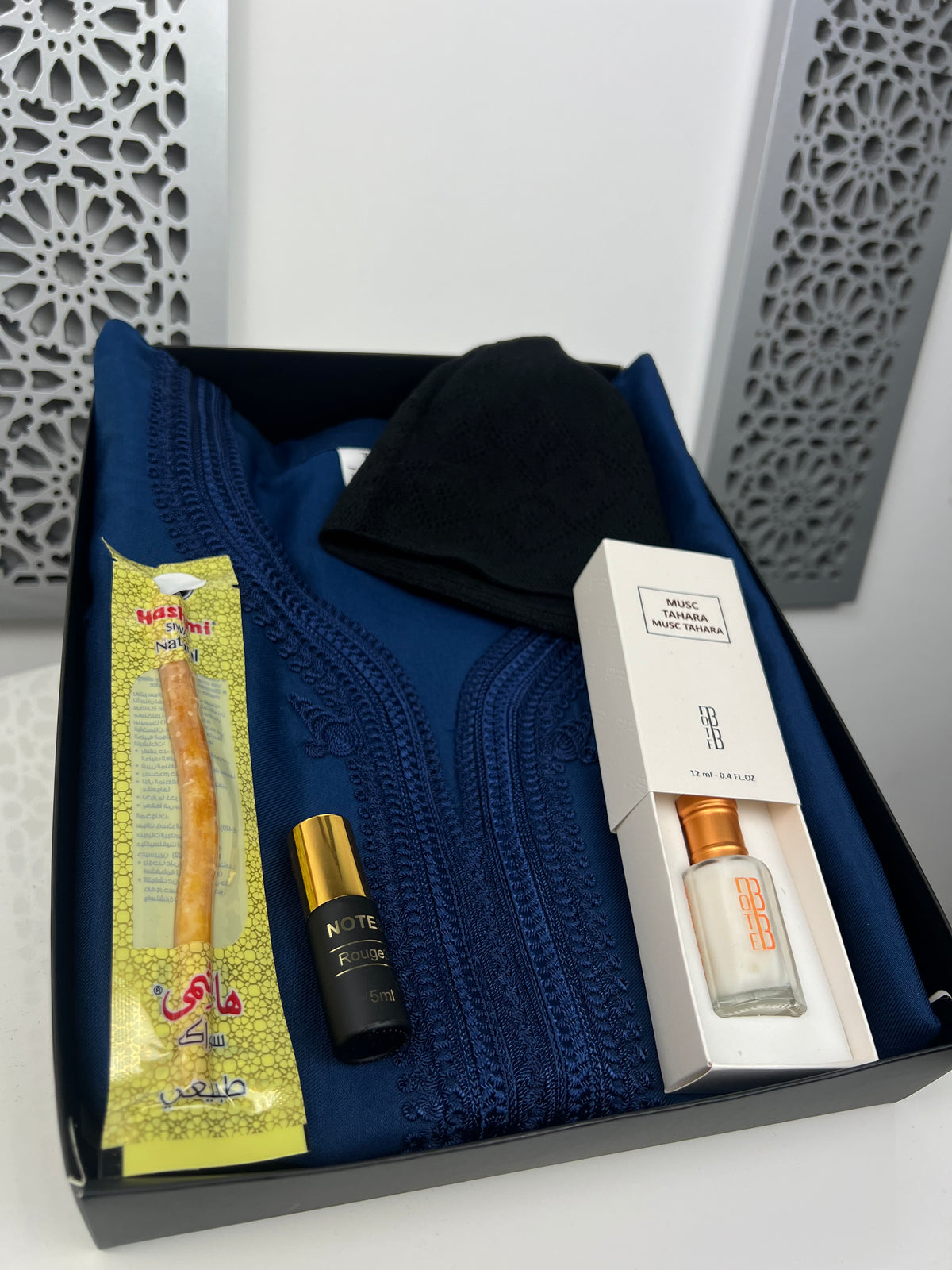 Box Gandoura bleu foncé