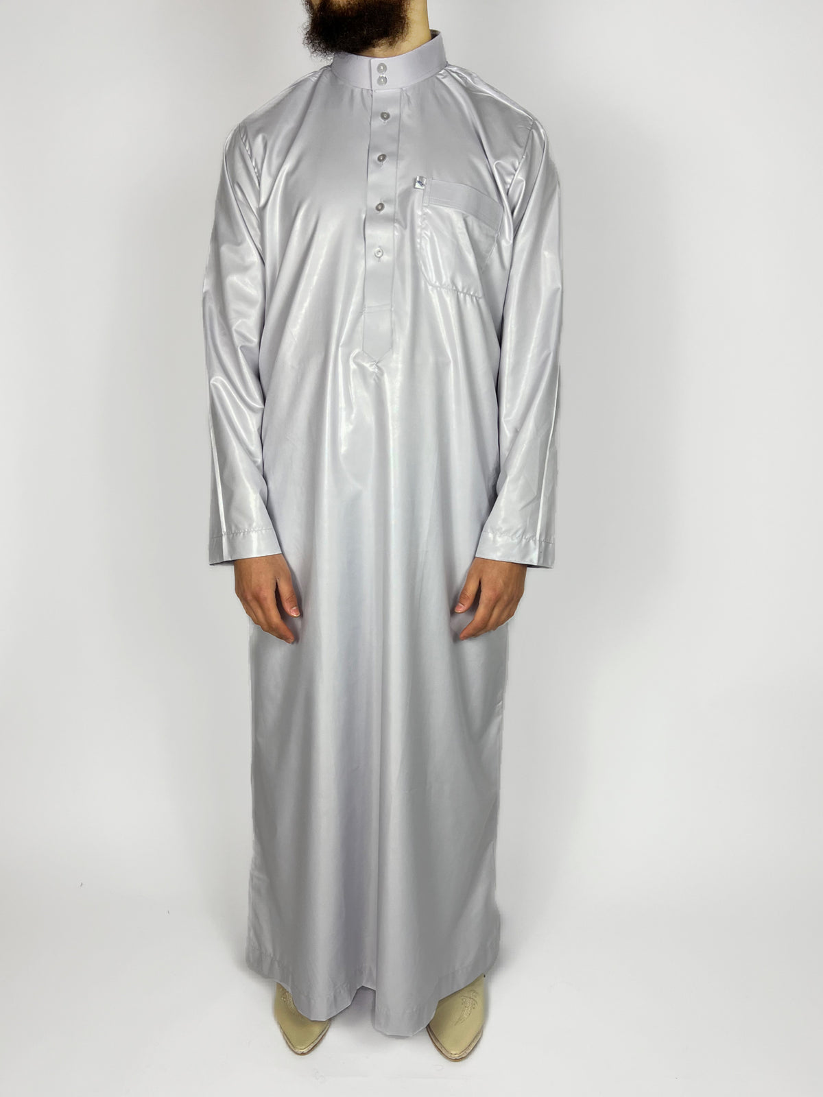 Qamis Qatari Gris