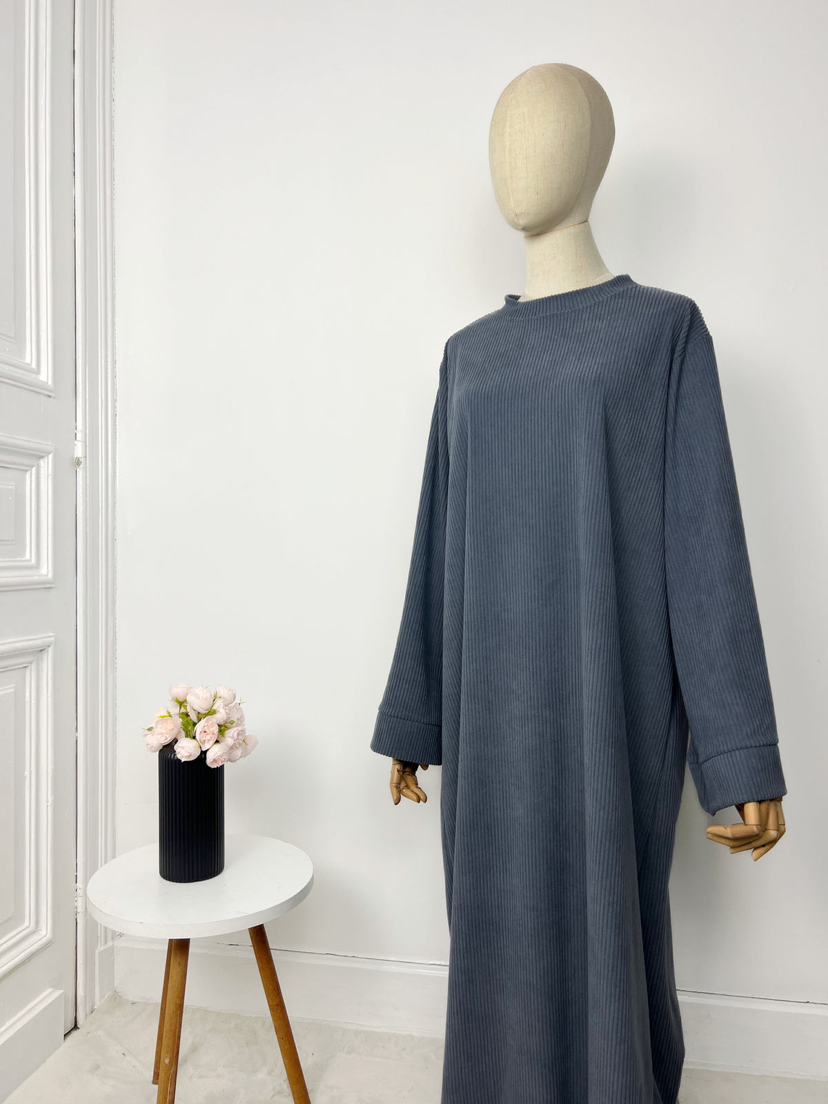 Abaya Nawel velours côtelé - Sabr Mastour