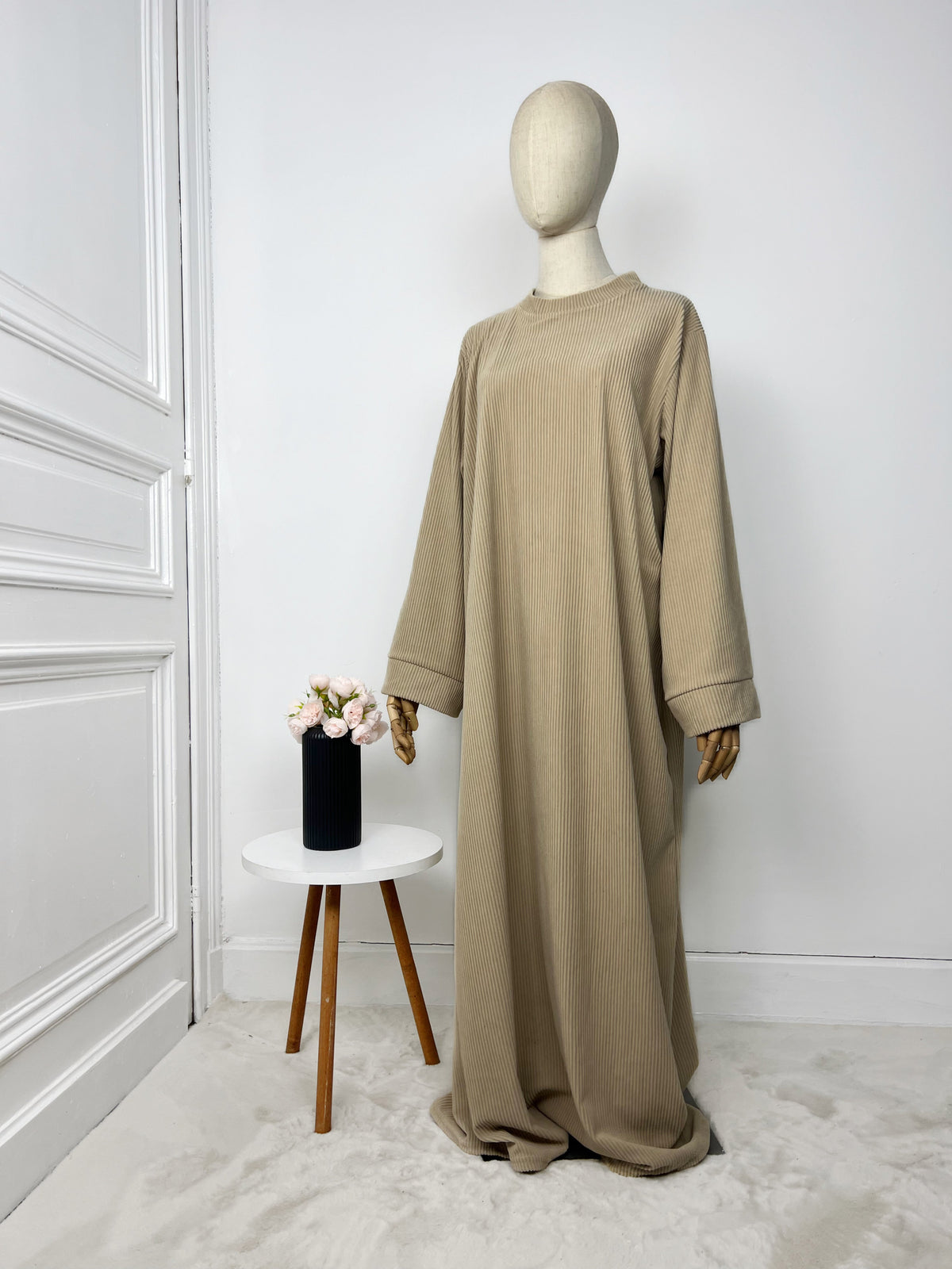 Abaya Nawel velours côtelé - Sabr Mastour