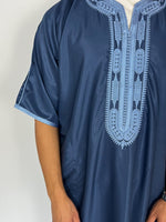 Gandoura bleu clair - Sabr Mastour