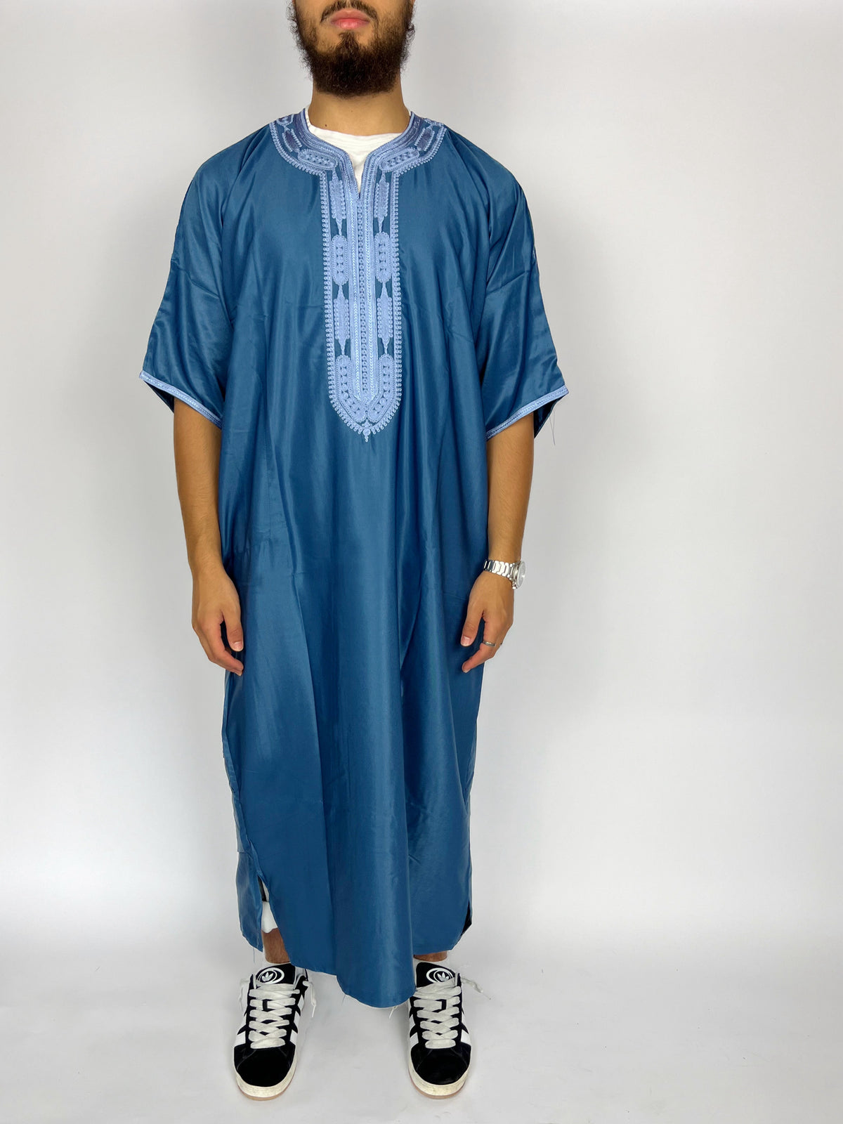 Gandoura bleu clair - Sabr Mastour