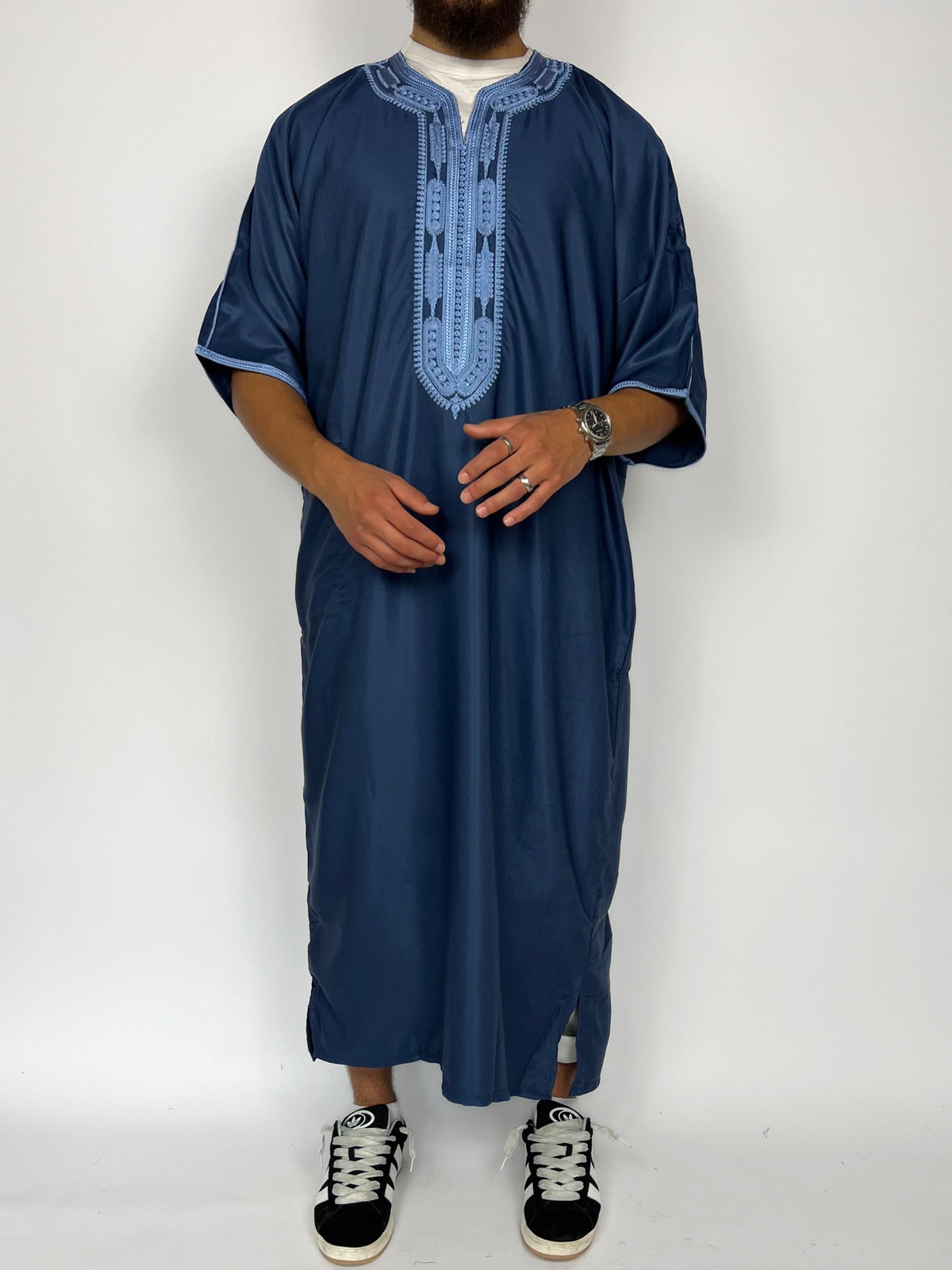 Gandoura bleu - Sabr Mastour