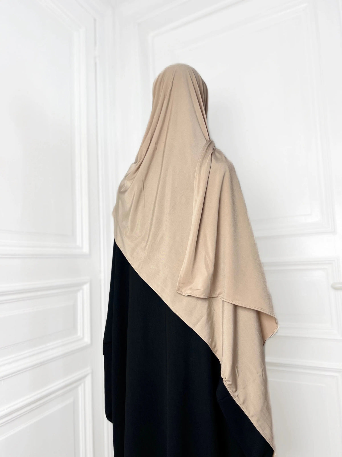 Hijab Jersey Premium beige - Sabr Mastour