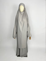 Jilbab Anissa 2 pièce soie de medine - Sabr Mastour