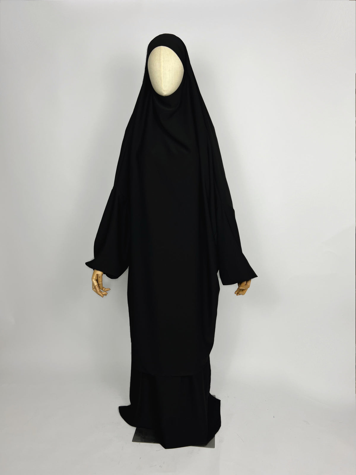 Jilbab Anissa 2 pièce soie de medine - Sabr Mastour