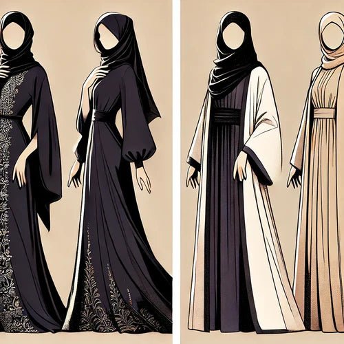 Quelle est la différence entre une abaya et un jilbab ? - Sabr Mastour