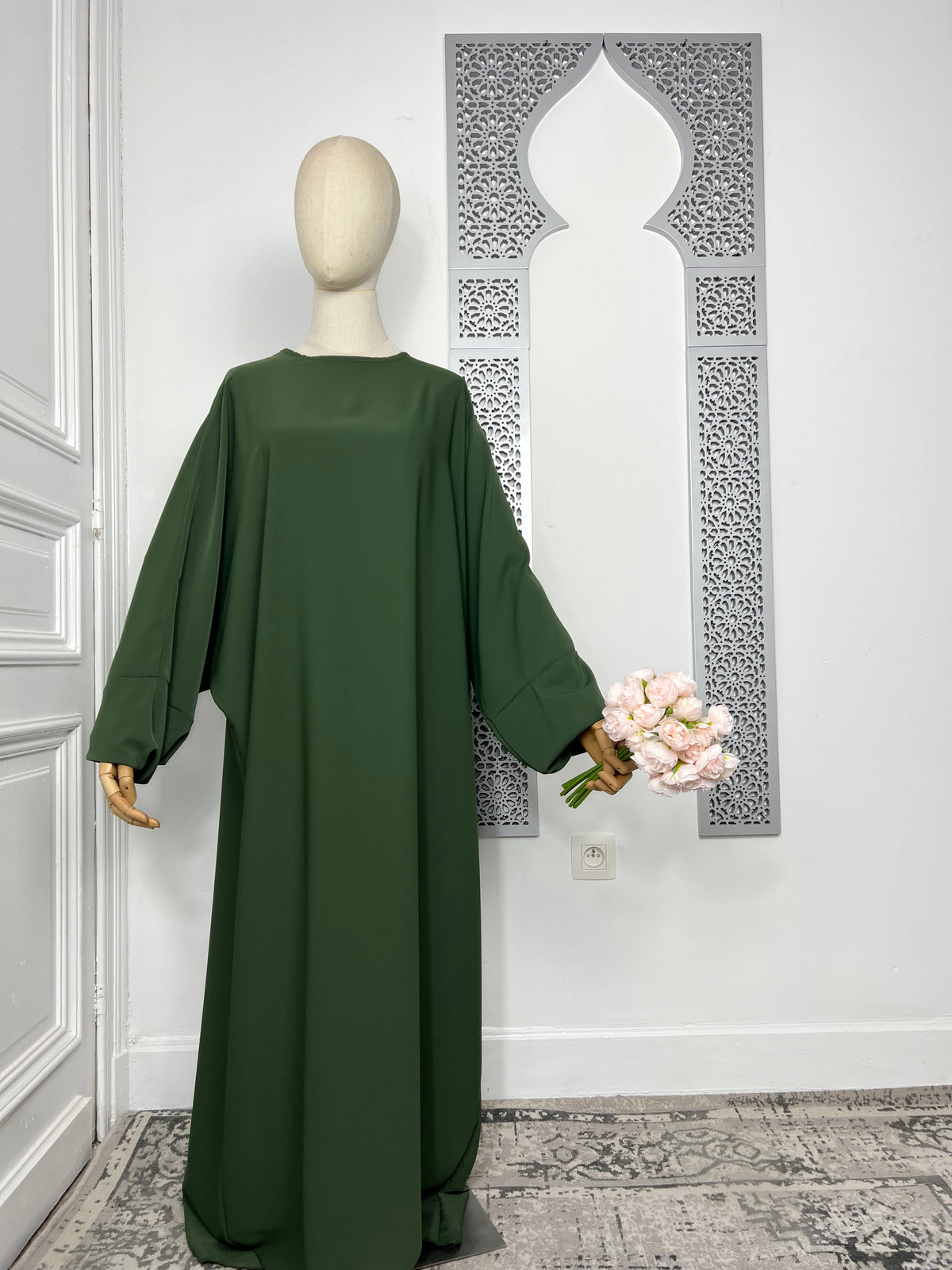 Abaya Soumaya en soie de medine