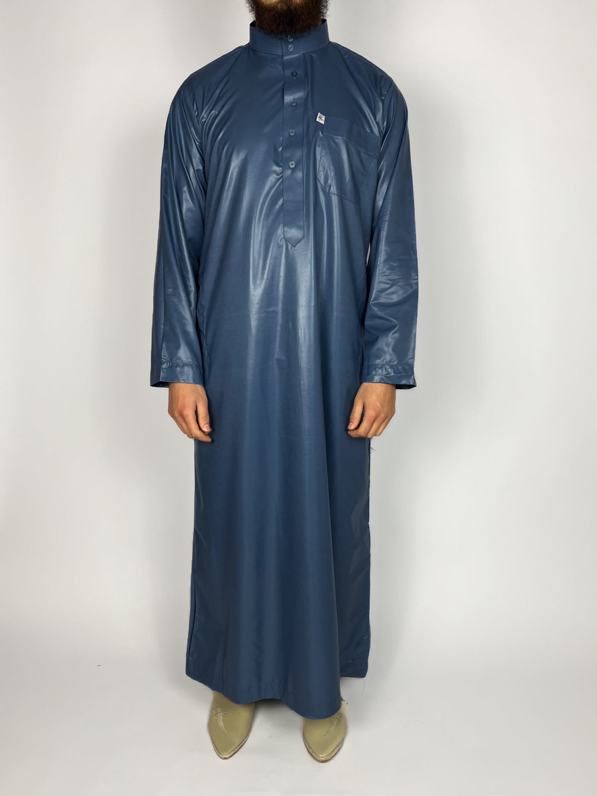 Qamis Qatari bleu