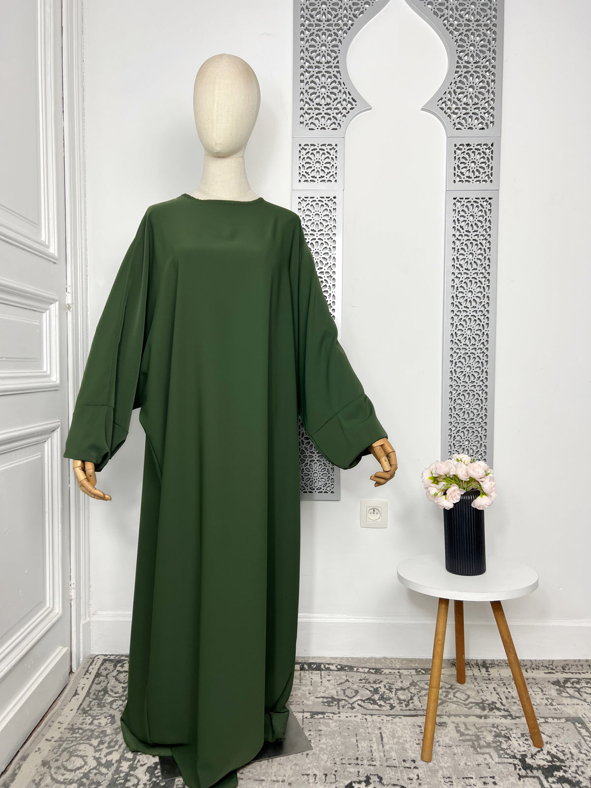 Abaya Soumaya en soie de medine