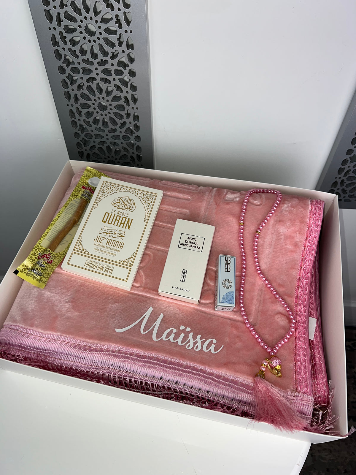 Coffret tapis de prière Nour