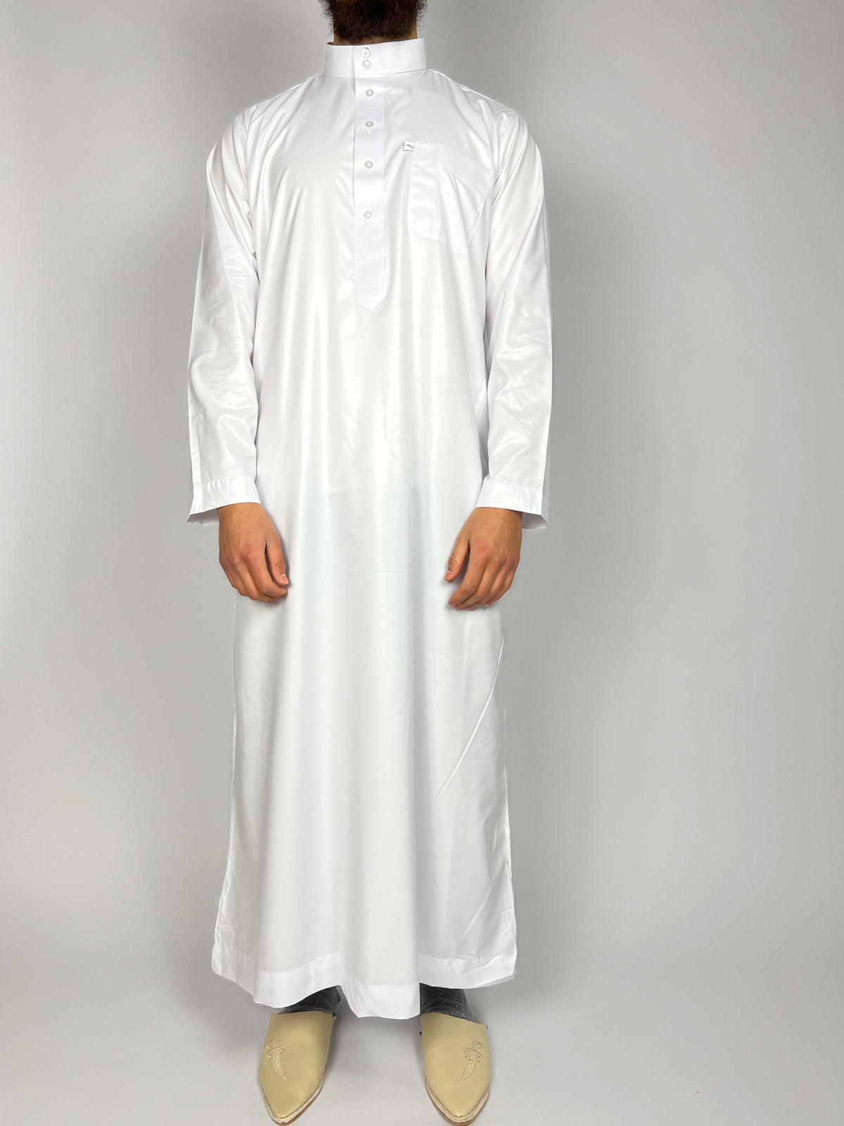 Qamis Qatari blanc