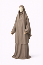 Jilbab Anissa 2-teiliger Medina-Seide