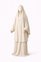 Jilbab Anissa 2-teiliger Medina-Seide