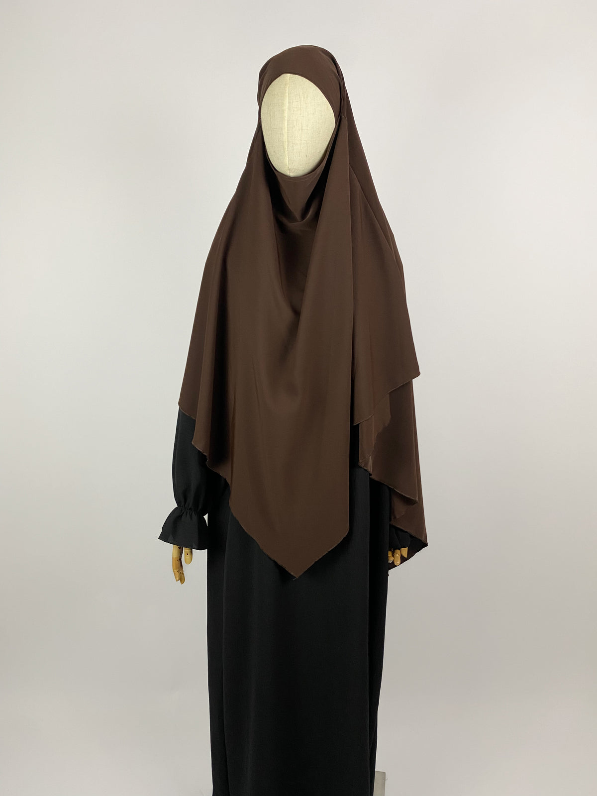 Khimar long en soie de medine