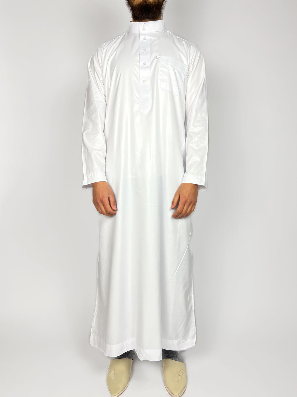 Qamis Qatari blanc