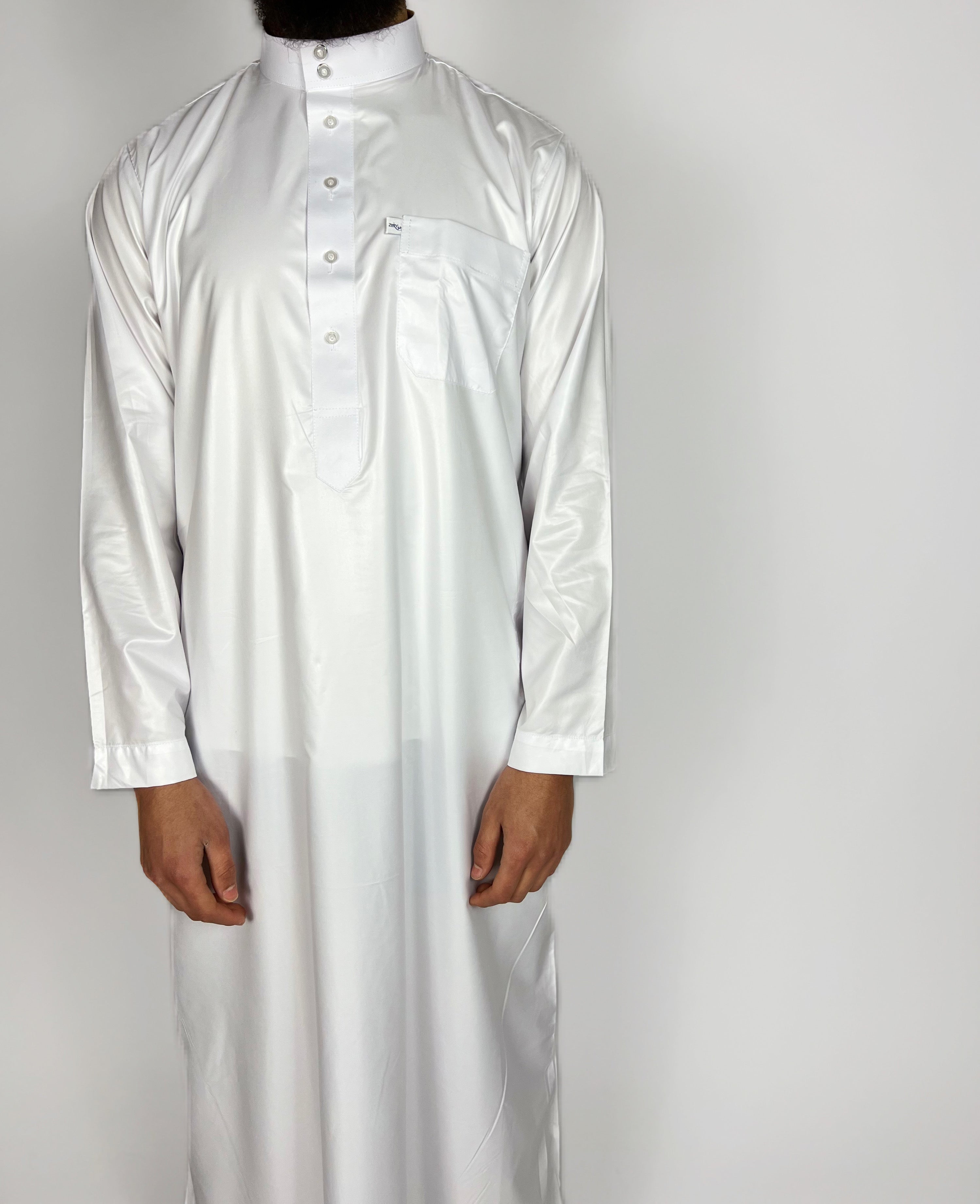 Witte Qatarese Qamis
