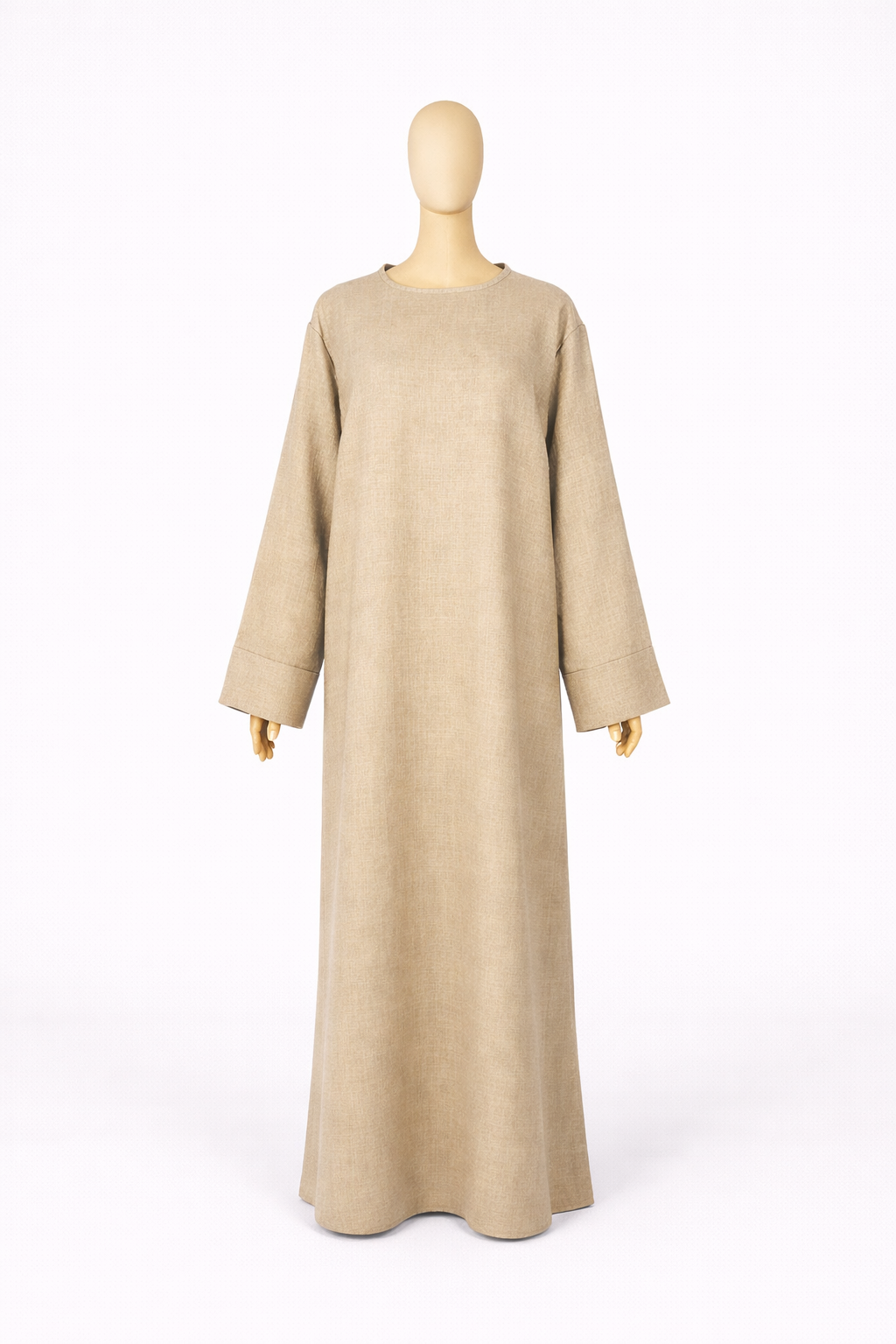Abaya Malak in Leinenoptik