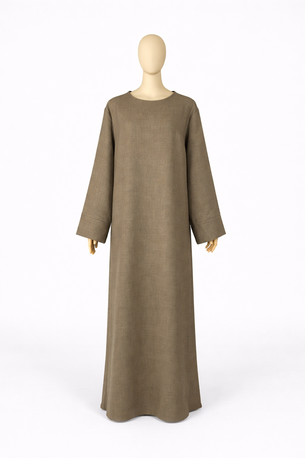 Abaya Malak in Leinenoptik
