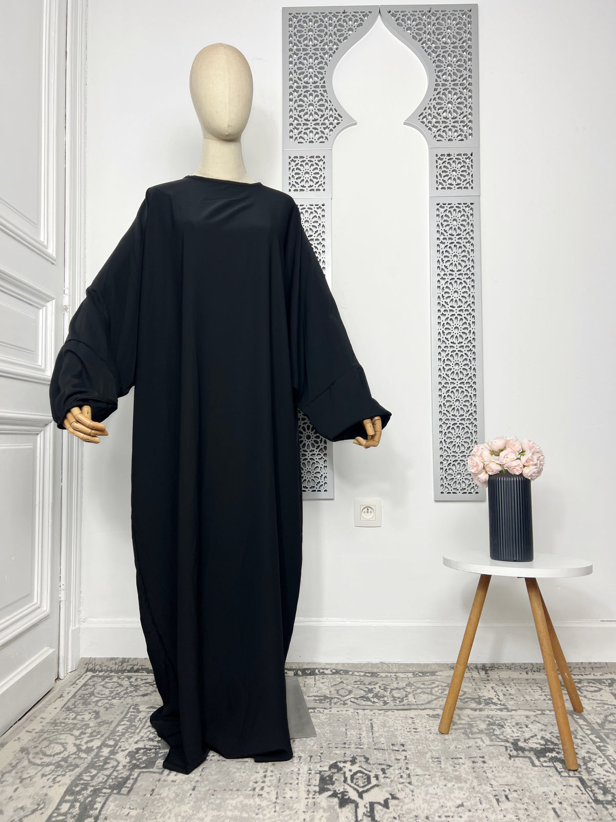 Abaya Soumaya en soie de medine