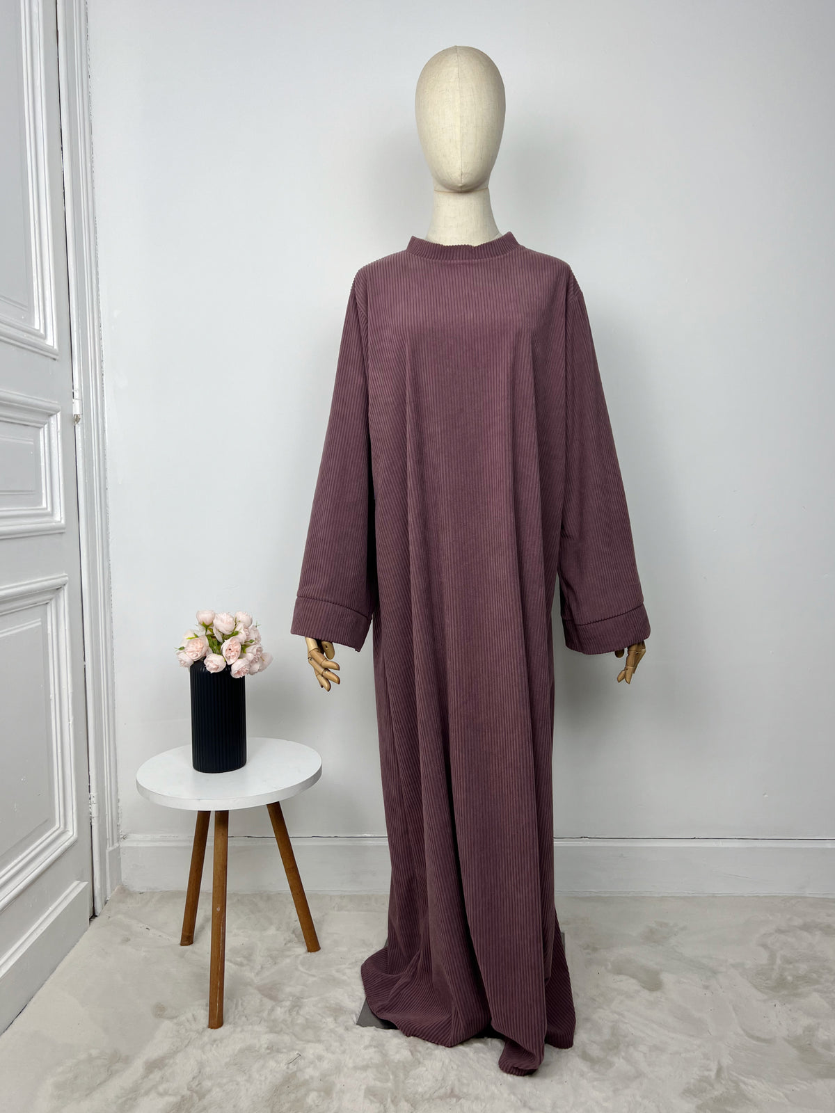 Abaya Nawel velours côtelé