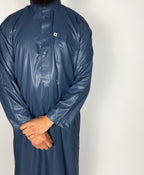 Qamis Qatari bleu