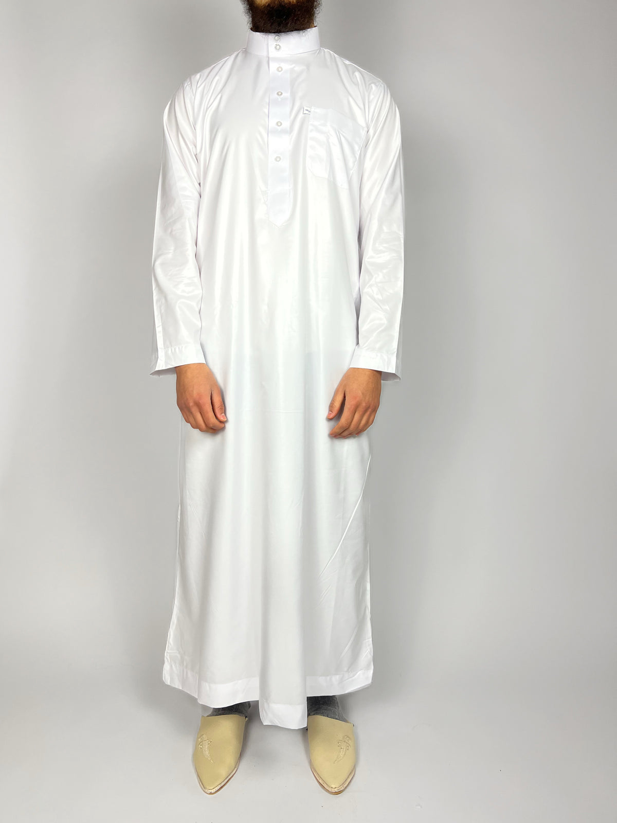 Qamis Qatari blanc