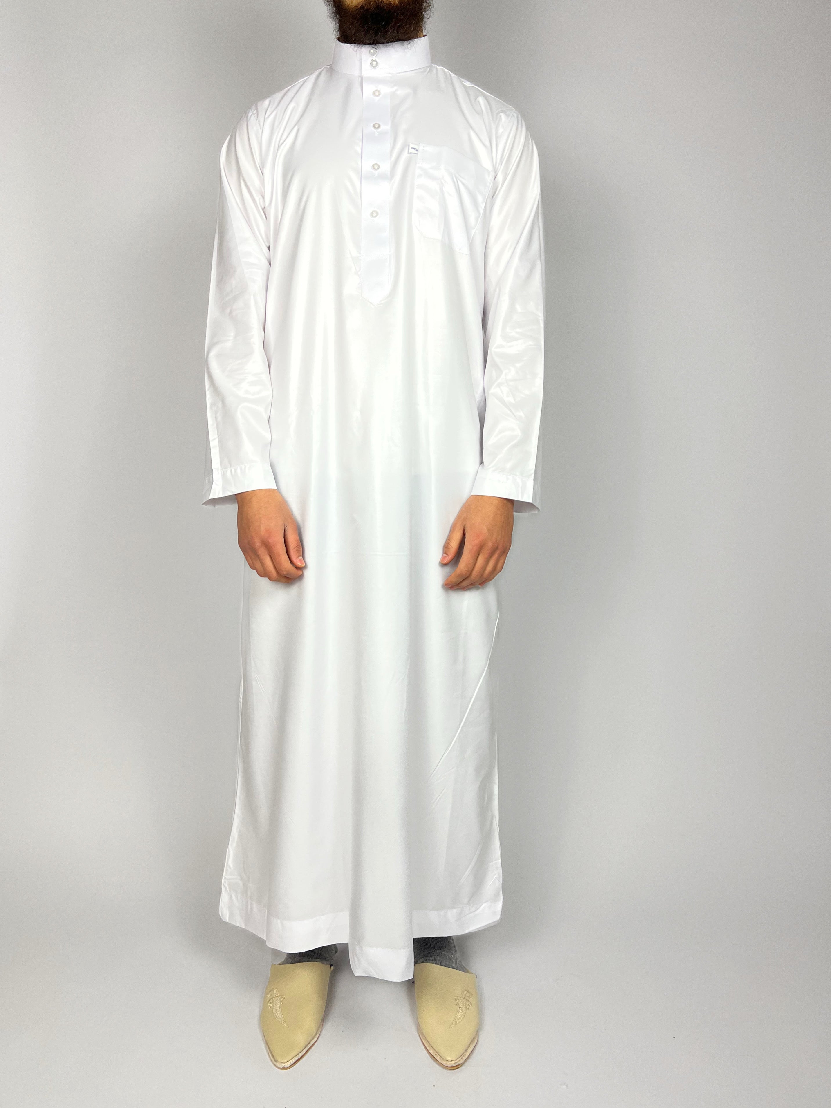 Witte Qatarese Qamis