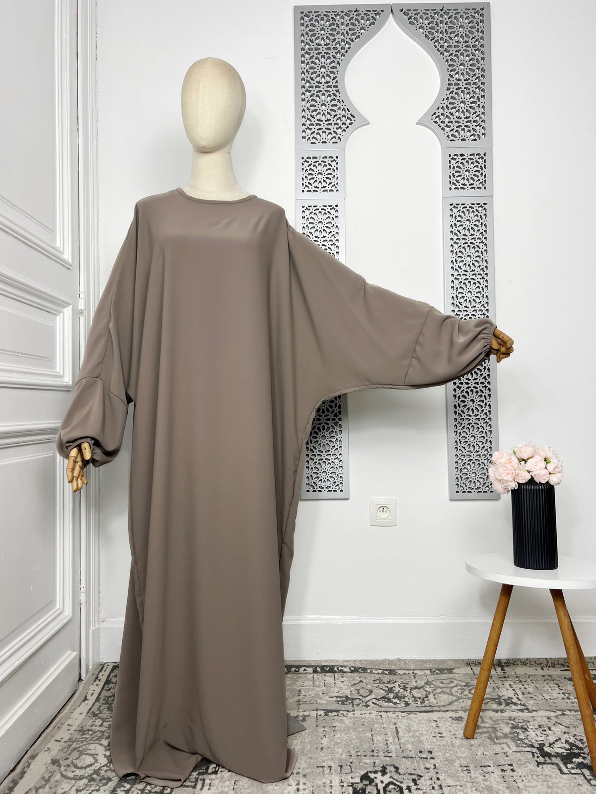 Abaya Soumaya en soie de medine