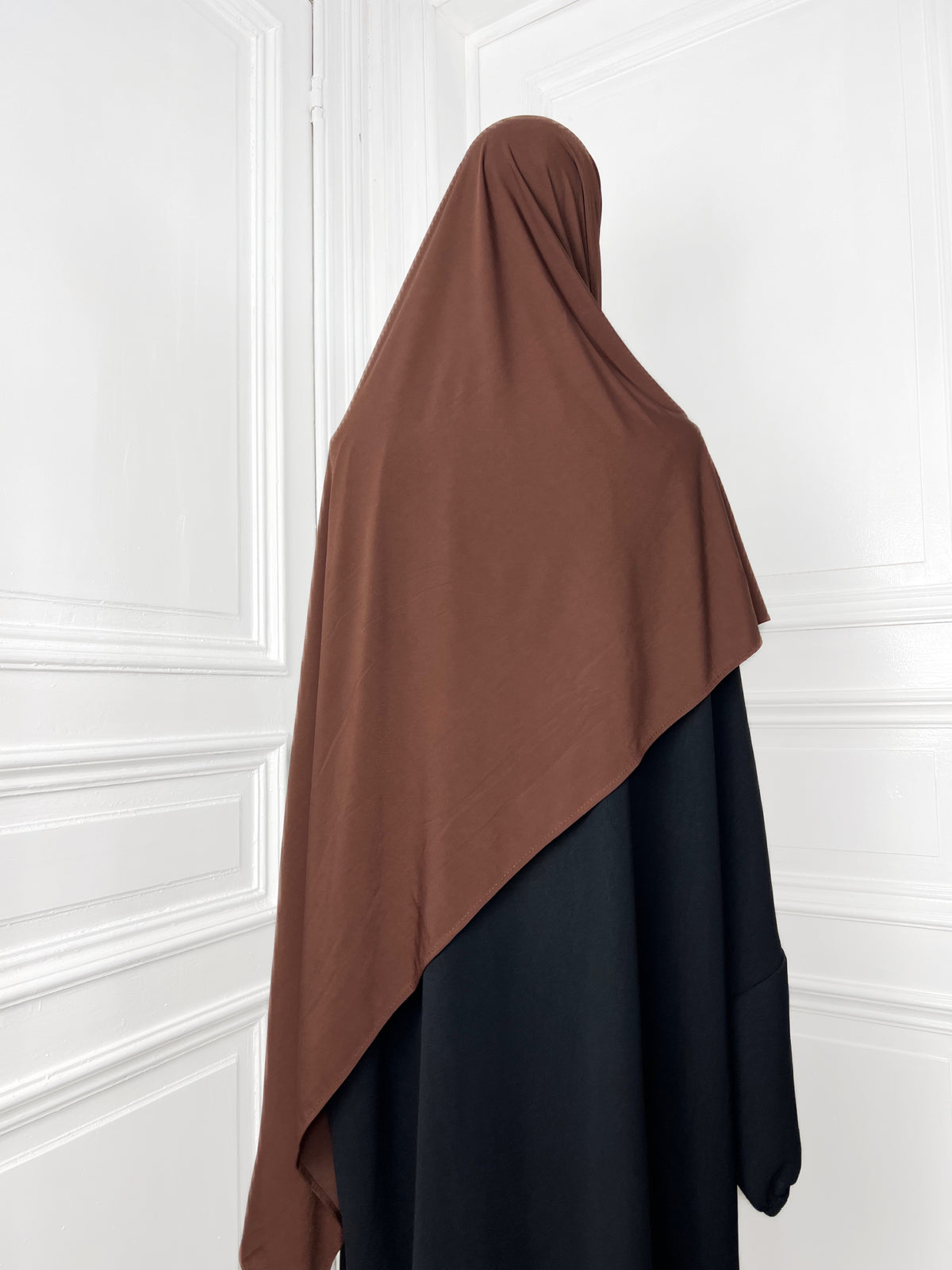 Hijab Jersey Premium marron