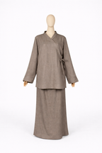 Sakina-Set aus Leinenimitat