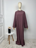 Abaya Nawel velours côtelé - Sabr Mastour