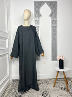 Abaya Nora imitation lin - Sabr Mastour