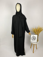 Abaya voile intégré jazz Amira - Sabr Mastour