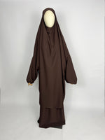 Jilbab Anissa 2 pièce soie de medine - Sabr Mastour