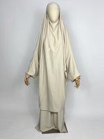 Jilbab Anissa 2 pièce soie de medine - Sabr Mastour