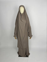 Jilbab Anissa 2 pièce soie de medine - Sabr Mastour